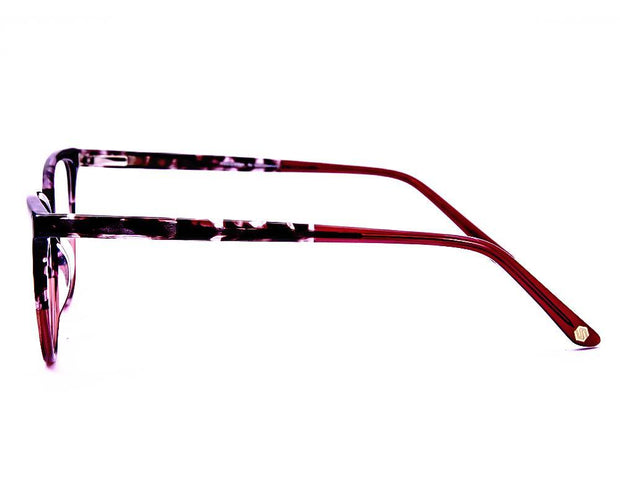 Cateye Purple Tortise with Tortise ACETATE Full Frame AMI5007 - Specsmakers