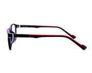 Rectangle Red WITH Black Shine Full Frame TUD8017R - Specsmakers
