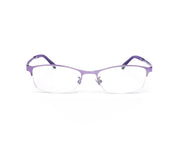 METAL  - HALF FRAME - PURPLE SHINE - TUK001 - RECTANGLE - 51 - Lenses Incuded