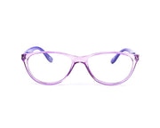 SHELL  - FULL FRAME - UNISEX - PURPLE SHINE - PURPLE - CATEYE - (Lenses Included)*