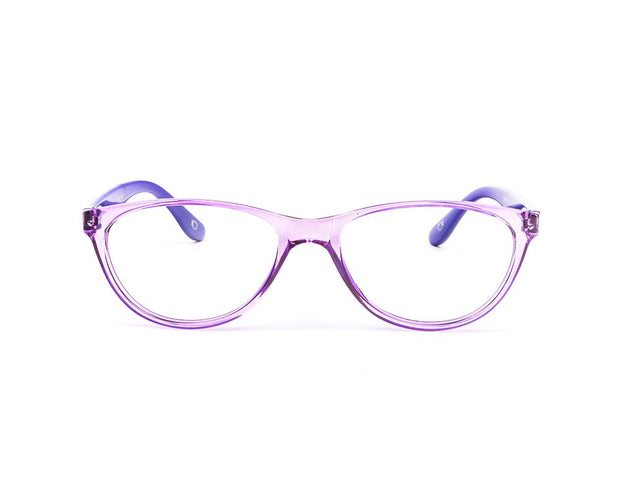 SHELL  - FULL FRAME - UNISEX - PURPLE SHINE - PURPLE - CATEYE - (Lenses Included)*
