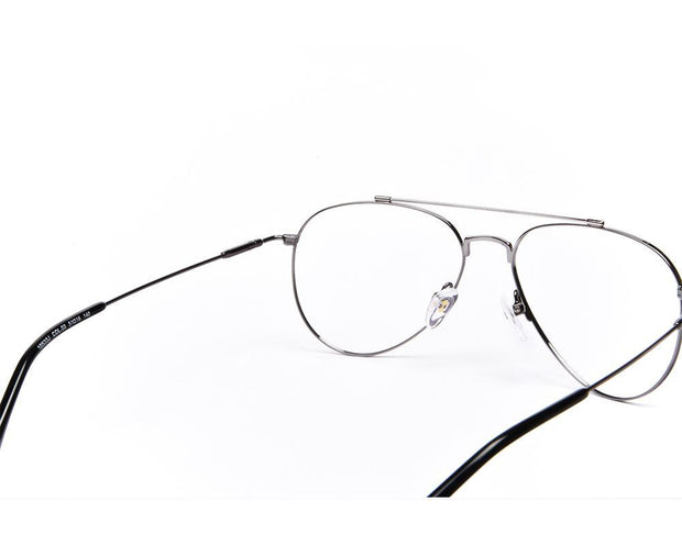 Oval Black Shine WITH Grey Metallic Full Frame SS10533 - (LENSES INCLUDED)*
