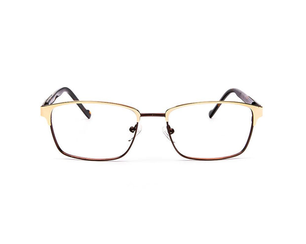 METAL  - FULL FRAME - GOLD SHINE - SQUARE - ANF30582 - (Lenses Included)*