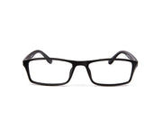 SHELL  - FULL FRAME - UNISEX - BLACK MATT - GREY - RECTANGLE - (Lenses Included)*