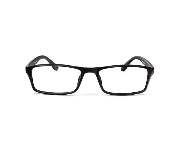 SHELL  - FULL FRAME - UNISEX - BLACK MATT - GREY - RECTANGLE - (Lenses Included)*