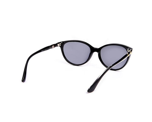 Cateye Black Shine WITH BLACK SUNGLASS SOG893
