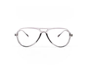 SHELL FRAME - FULL FRAME - CRYSTAL GREY - TUK2431 - Oval - 55 - Lenses Included