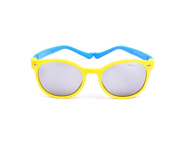 Round Yellow Matt WITH Blue SUNGLASS KIDS AMK7909