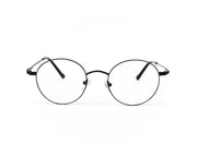 METAL  - FULL FRAME - BLACK MATT - ANF30780 - ROUND - 49 - Lenses Incuded