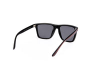 Rectangle Black Matt WITH Red SUNGLASS SOG970