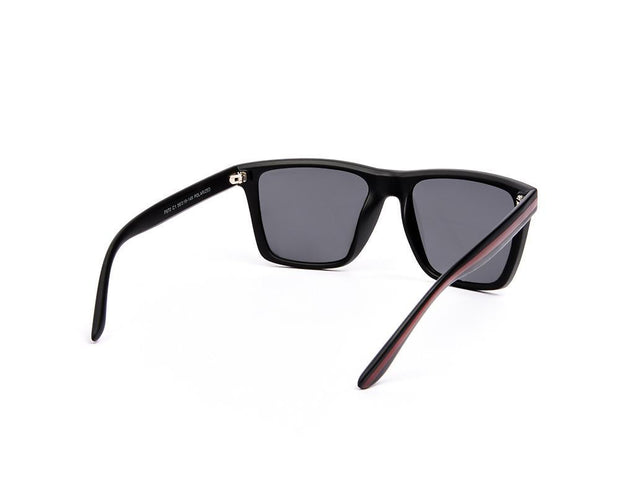 Rectangle Black Matt WITH Red SUNGLASS SOG970