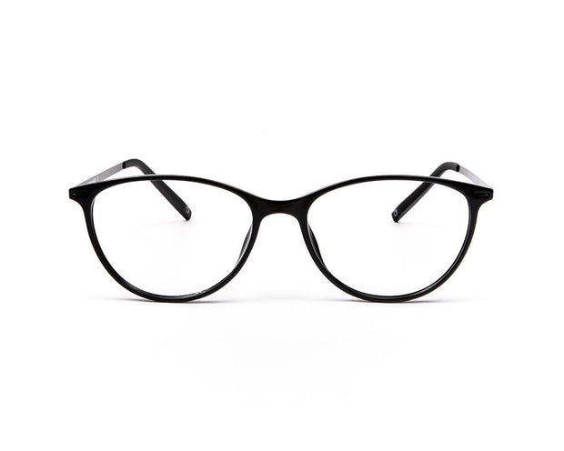 SHELL  - FULL FRAME - BLACK SHINE - CATEYE - AML5507 - (Lenses Included)*