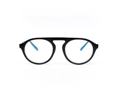 SHELL FRAME - FULL FRAME - BLACK SHINE - TUK2415 - ROUND - 50 - Lenses Included