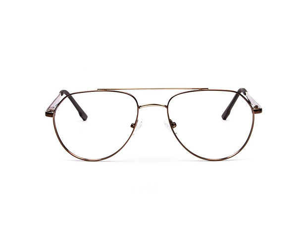 METAL  - FULL FRAME - BROWNSHINE - DB AOVAL - ANF30352 - (Lenses Included)*