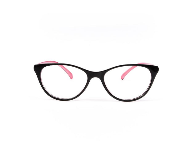 SHELL FRAME - FULL FRAME - BLACK SHINE - TUK2382 - CATEYE - 53 - Lenses Included