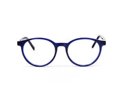 SHELL HAPSTER - FULL FRAME - BLUE SHINE - ROUND - CO7181 - (Lenses Included)*
