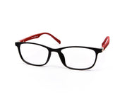 Specsmakers - Unisex Square Full Frame - Black Matt Red - COC103 - (LENSES INCLUDED)*
