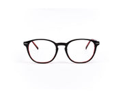 Round Black Shine WITH Red Happster Frame AMK35022 - (LENSES INCLUDED)*