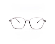 SHELL FRAME - FULL FRAME - CRYSTAL GREY - TUK2409 - SQUARE - 54 - Lenses Included