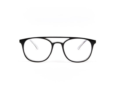 SHELL FRAME - FULL FRAME - BLACK SHINE - TUK2446 - ROUND - 51 - Lenses Included