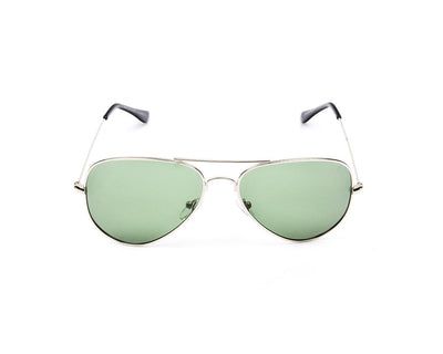 METAL SUNGLASS - FULL FRAME - SILVER SHINE - SOI3025 - AOVAL - 57