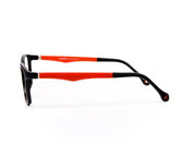 Peepstar - KIDS Rectangle Full Frame - Black Matt Red - AMLT14001 - (LENSES INCLUDED)*