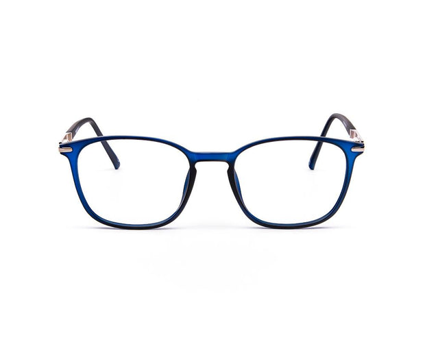 SHELL  - FULL FRAME - BLUE MATT - SQUARE - AML11709 - (Lenses Included)*