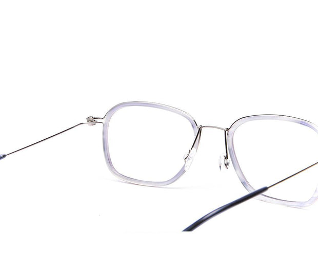 Square Grey Shine WITH SILVER Shell Frame SS10331 - (LENSES INCLUDED)*