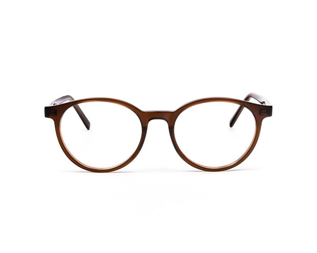 SHELL HAPSTER - FULL FRAME - BROWN TORTISE - ROUND - CO7181 - (Lenses Included)*