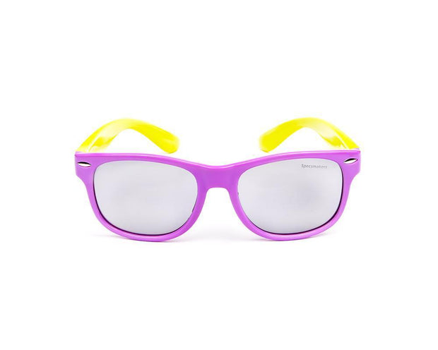 Square Purple Shine WITH YELLOW SUNGLASS KIDS AMK826