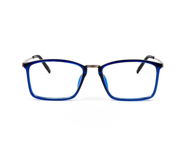 SHELL  - FULL FRAME - BLUE SHINE - SQUARE - AML8185 - (Lenses Included)*