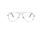 Specsmakers - Unisex DB Oval Full Frame - Silver Shine SILVER - AML3001 - (LENSES INCLUDED)*