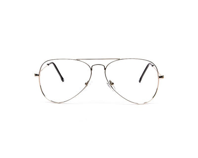 Specsmakers - Unisex DB Oval Full Frame - Silver Shine SILVER - AML3001 - (LENSES INCLUDED)*