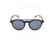 SHELL SUNGLASS - FULL FRAME - BLACK SHINE - TUK316 - ROUND