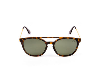SUNGLASS - FULL FRAME - BROWN MATT - WAA0712 - DB ROUND - 55
