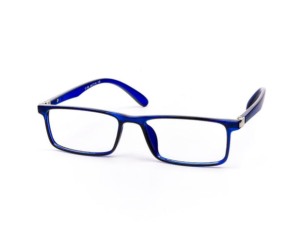 Specsmakers - Unisex Rectangle Full Frame - Blue Shine Blue - COC106 - (LENSES INCLUDED)*