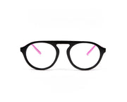 SHELL FRAME - FULL FRAME - BLACK SHINE - TUK2415 - ROUND - 50 - Lenses Included