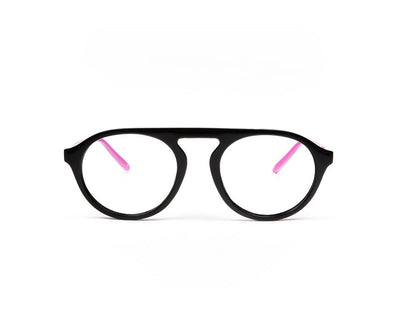 SHELL FRAME - FULL FRAME - BLACK SHINE - TUK2415 - ROUND - 50 - Lenses Included
