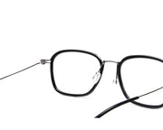 Square Black Shine WITH Grey Metallic Shell Frame SS10331 - (LENSES INCLUDED)*