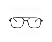 SHELL FRAME - FULL FRAME - BLACK SHINE - TUK2430 - SQUARE - 51 - Lenses Included