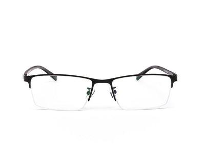 METAL  - HALF FRAME - BLACK MATT - TUK8819 - RECTANGLE - 53 - Lenses Incuded