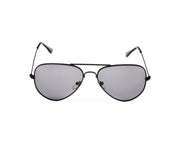 METAL SUNGLASS - FULL FRAME - BLACK MATT - SOI3025 - AOVAL - 57
