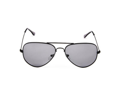 METAL SUNGLASS - FULL FRAME - BLACK MATT - SOI3025 - AOVAL - 57