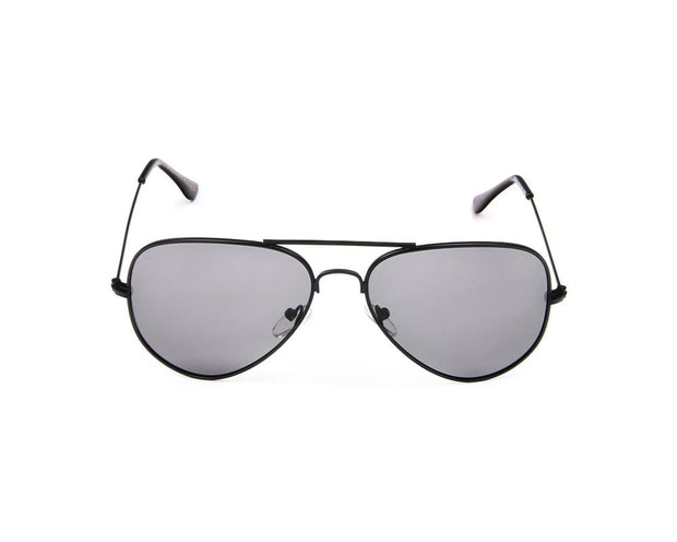METAL SUNGLASS - FULL FRAME - BLACK MATT - SOI3025 - AOVAL - 57
