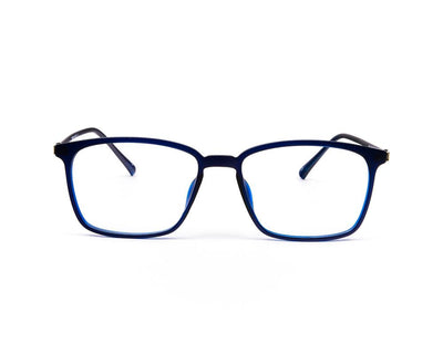 Specsmakers - Unisex Square Full Frame - Blue Matt Blue - AML8182 - (LENSES INCLUDED)*
