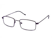 Rectangle Grey Metallic WITH Grey Metallic Full Frame AMF3054 - Specsmakers