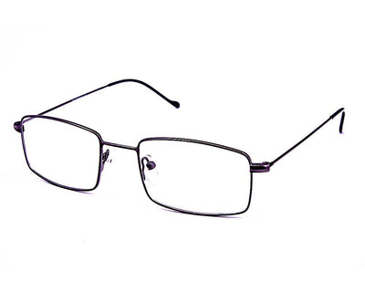 Rectangle Grey Metallic WITH Grey Metallic Full Frame AMF3054 - Specsmakers