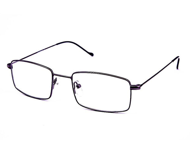 Rectangle Grey Metallic WITH Grey Metallic Full Frame AMF3054 - Specsmakers