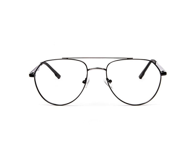 METAL  - FULL FRAME - BLACK SHINE - DB AOVAL - ANF30352 - (Lenses Included)*