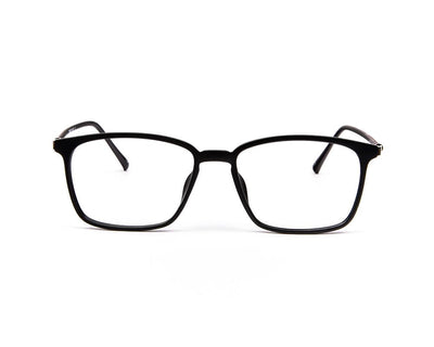 Specsmakers - Unisex Square Full Frame - Black Matt BLACK - AML8182 - (LENSES INCLUDED)*